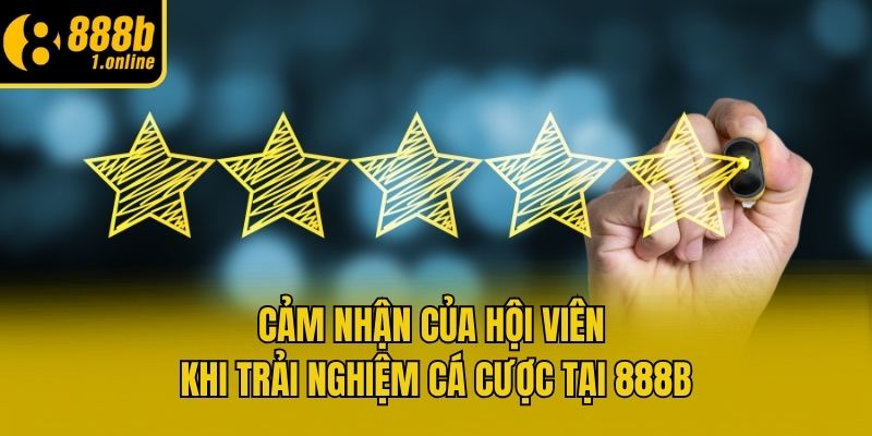 Cảm nhận của hội viên khi trải nghiệm cá cược tại 888b